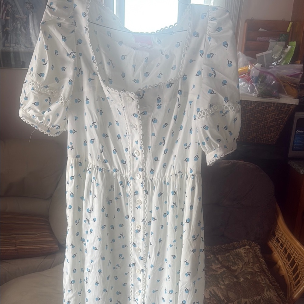 Kate Spade Blue Floral Dress